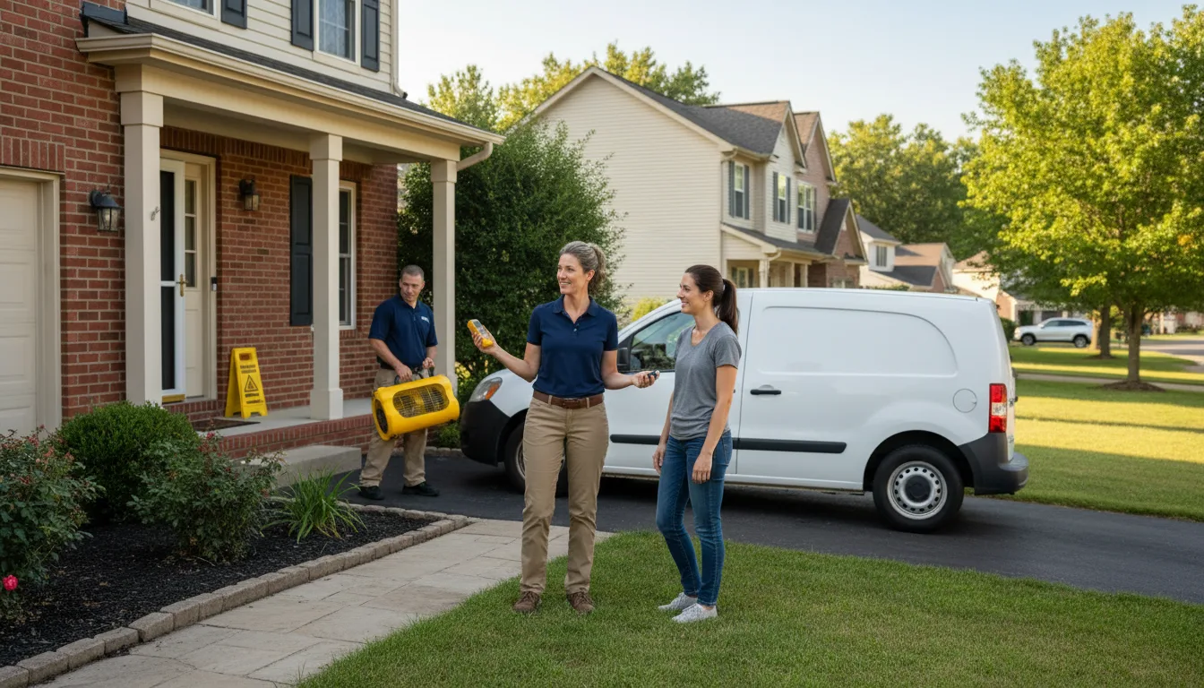 Water restoration image for Fire And Smoke Damage Restoration in Sloan, IA
